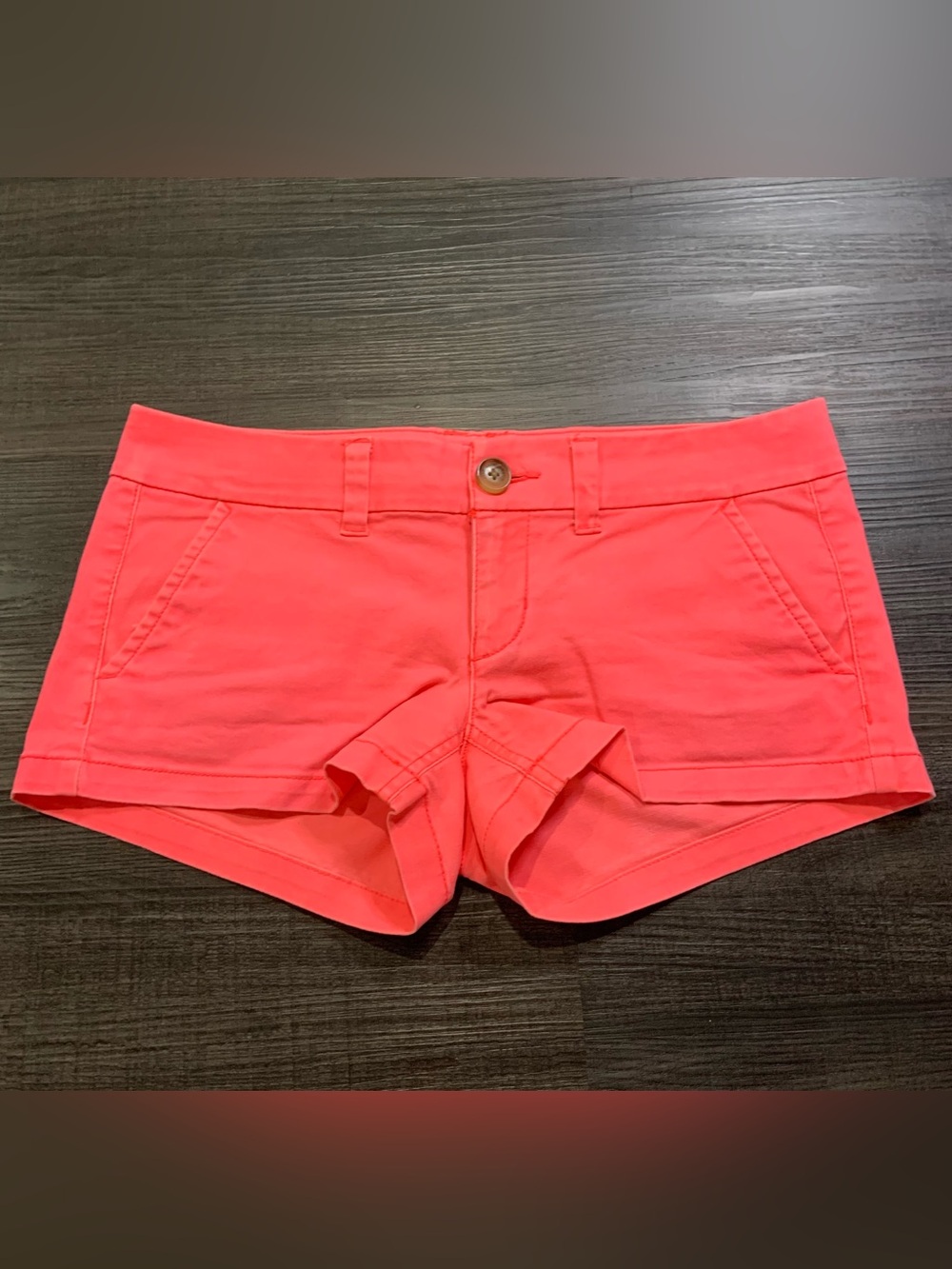 American Eagle Outfitters Coral Pink High Waist Shorts